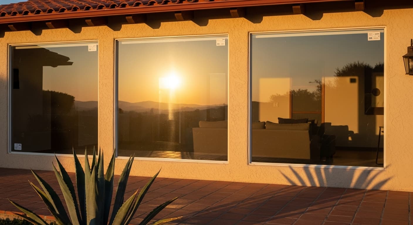 Home or office windows enhanced with RMC Tints architectural film
